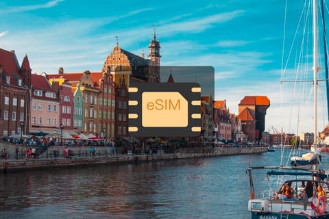 Poland: Europe eSim Mobile Data Plan