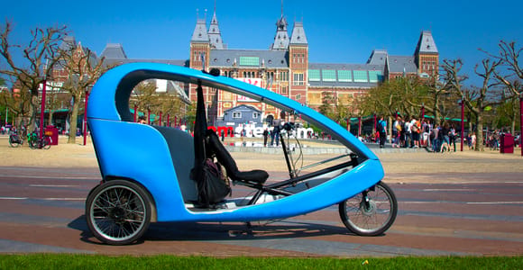 Amsterdam: Historische Stadtrundfahrt mit dem Tretauto