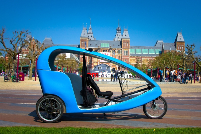 Amsterdam: privé fietstaxi historische sightseeingtourAmsterdam: privé historische sightseeingtour per fietstaxi