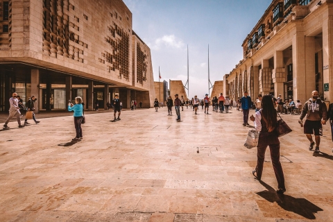 Valletta: zelfgeleide historische wandeltocht en waterkant