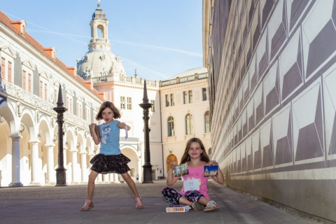 Dresden: Schnitzeljagd durch die Altstadt für KidsSchnitzeljagd-Box mit Selbstabholung in Dresden