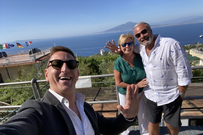 From Positano: Private Sorrento Sunset Tour