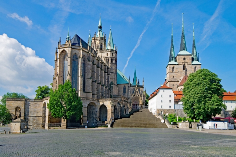 Erfurt: Recorrido autoguiado de la búsqueda del tesoroCaja de la búsqueda del tesoro con envío incluido en Alemania