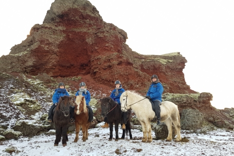 Reikiavik: Silfra Snorkel Tour y paseo a caballo con fotos