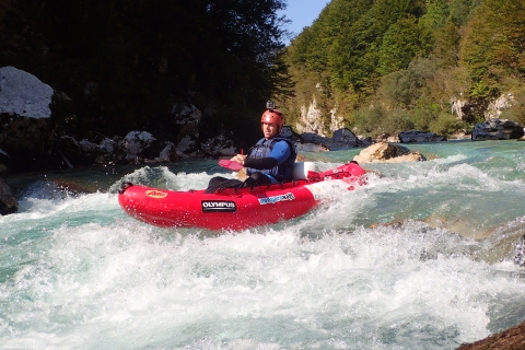 Bovec: Wildwasser-Kajakfahrt auf dem Soča / KleingruppenBovec: Kajaktour auf dem Fluss Soča