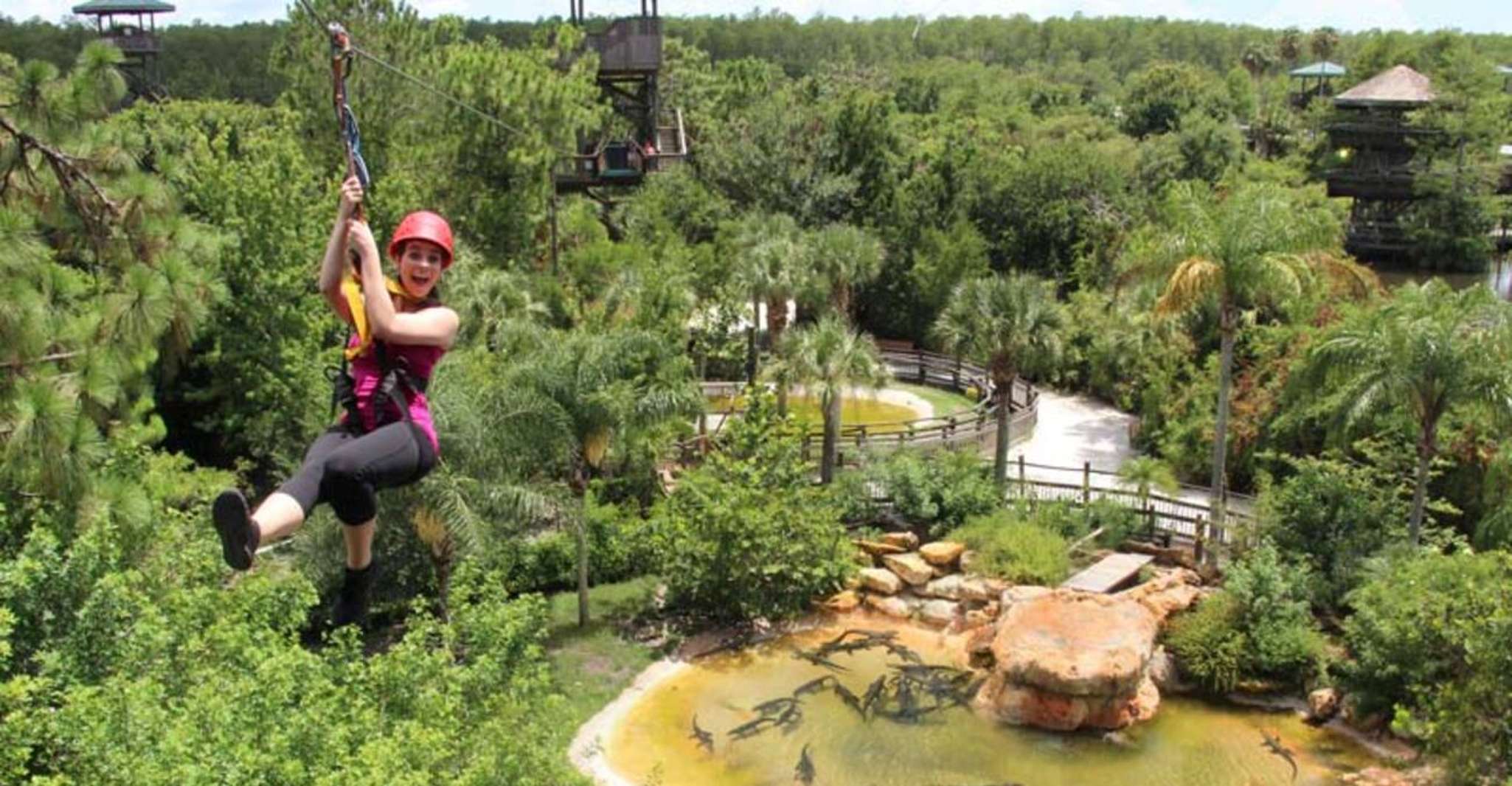 Orlando: Gatorland Zipline Adventure w/ Full-Day Park Access