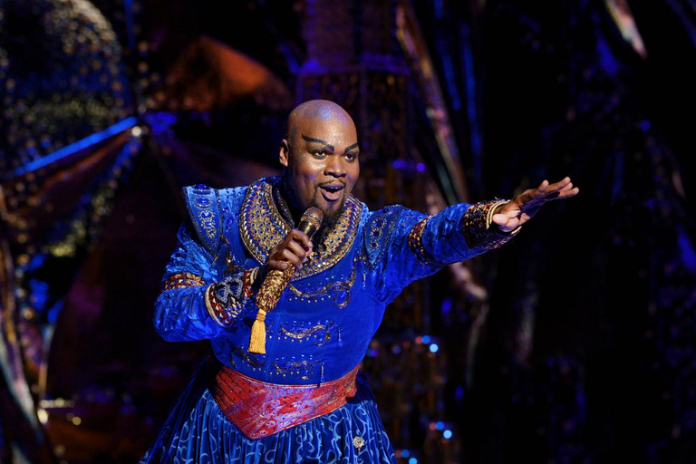 (Copy of) Nova Iorque: Ingressos para o Musical Aladdin na BroadwayAssentos no mezanino traseiro ou na varanda frontal