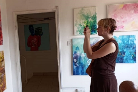 Kampala: Wycieczka po sztuce z wejściem do Muzeum Ugandy i lunchem