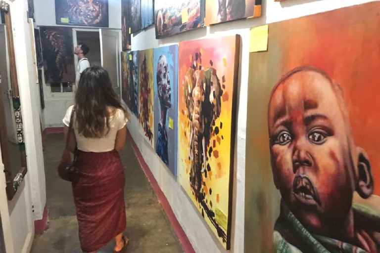 Kampala: Wycieczka po sztuce z wejściem do Muzeum Ugandy i lunchem