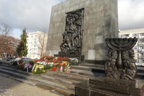 Warschau: 3-stündige Rundfahrt durch das jüdische WarschauTour im privaten Auto