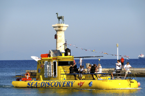 Rhodes Town: Yellow Submarine Cruise with Underwater Views