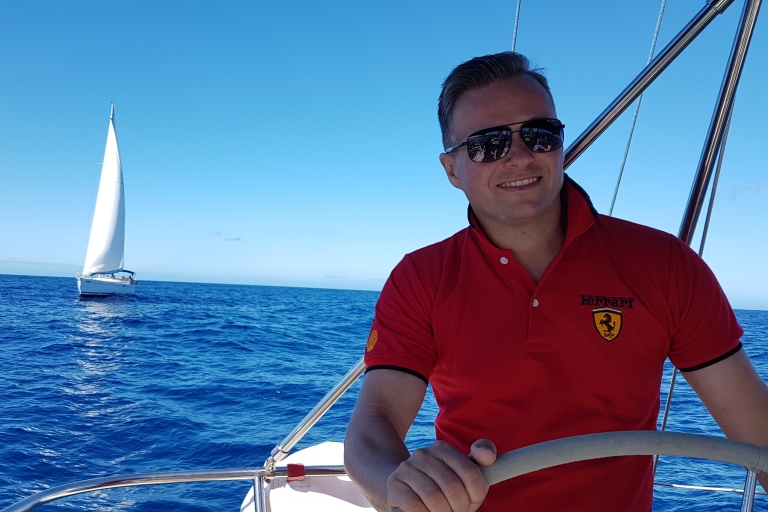 Desde Puerto de Mogán: viaje privado en velero y snorkel