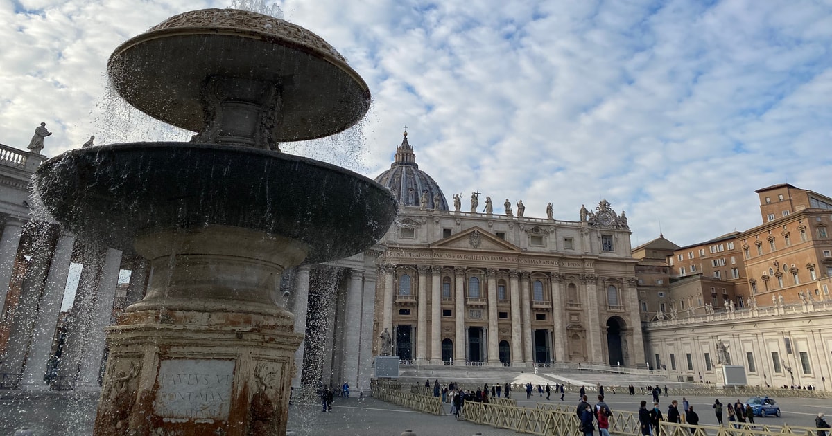 Architecture Belvedere Of The Vatican Rome Stock Illustration