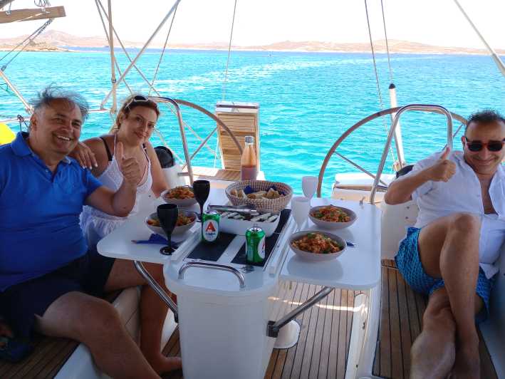 Mykonos: Delos and Rhenia Cruise with Swim and Greek Meal | GetYourGuide