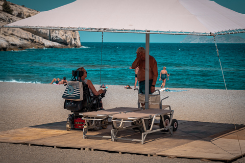 Da Heraklion: Escursione di un giorno alla spiaggia e alle grotte Hippie di MatalaPrelievo da Malia, Stalis, Hersonisos, Analipsi e Gouves