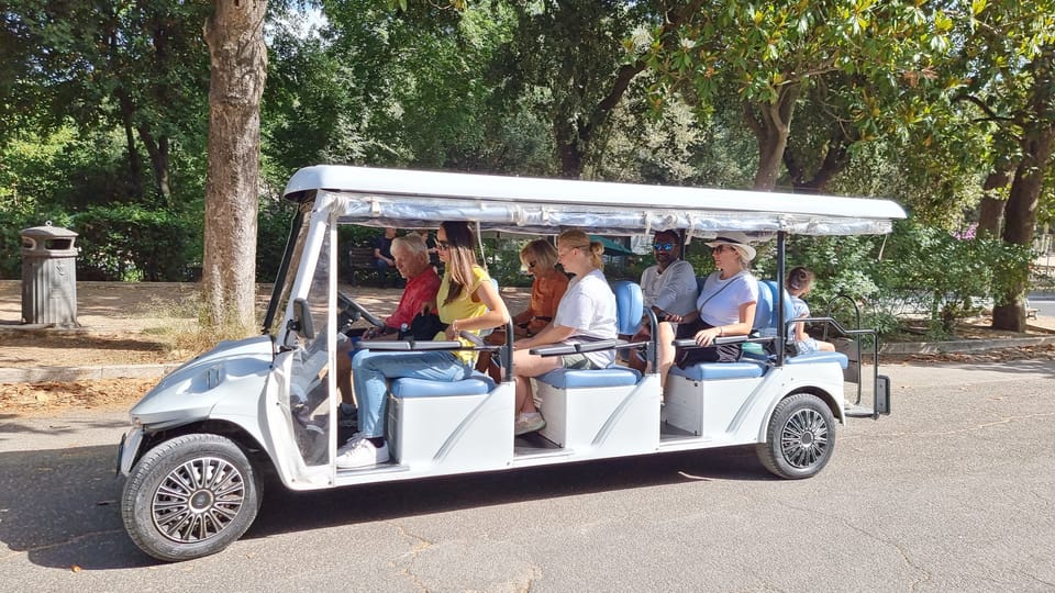 Rome: Appian Way Golf Cart Charter with Driver