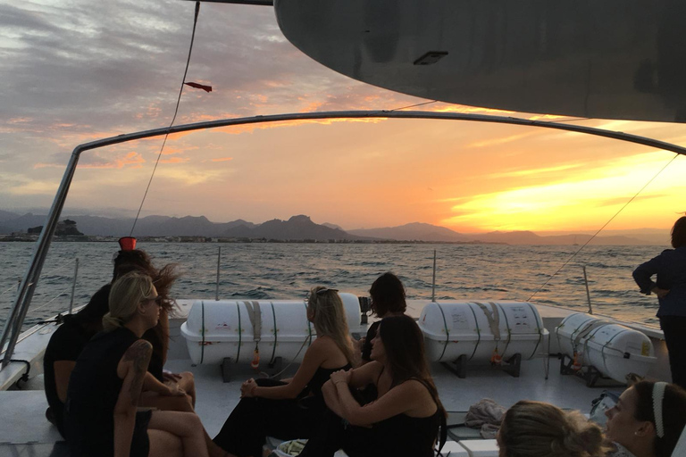 Jávea: Crucero de 90 minutos al atardecer con copa de cava