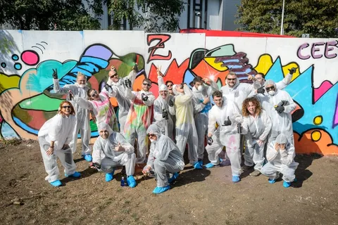 Praga: Laboratorio privato di graffiti