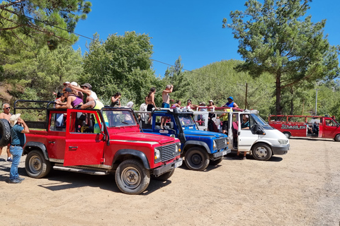 Alanya : Safari dans le canyon de Sapadere et excursion combinée sur la rivière DimçayCircuit combiné canyon de Sapadere et rivière Dimçay