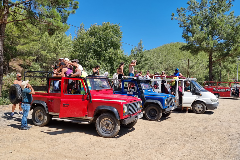 Alanya : Safari dans le canyon de Sapadere et excursion combinée sur la rivière DimçayCircuit combiné canyon de Sapadere et rivière Dimçay