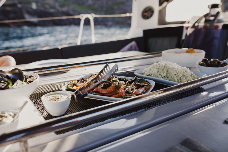 Santorini: Luxury Private Sailing Cruise Experience Evening Cruise