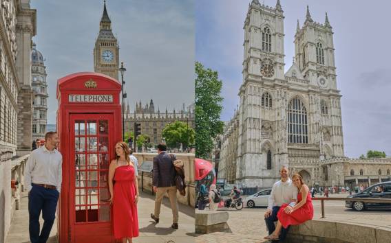 London: 1-stündiges professionelles Westminster-Fotoshooting