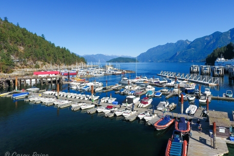 Vancouver: fiordy Howe Sound, jaskinie morskie i wycieczka łodzią po dziką przyrodę