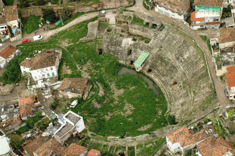 Da:Tirana/Durres/Golem:Anfiteatro di Durazzo e Tour di Pollonia.