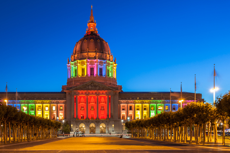 San Francisco : Visite panoramique au coucher du soleil en bus à toit ouvert