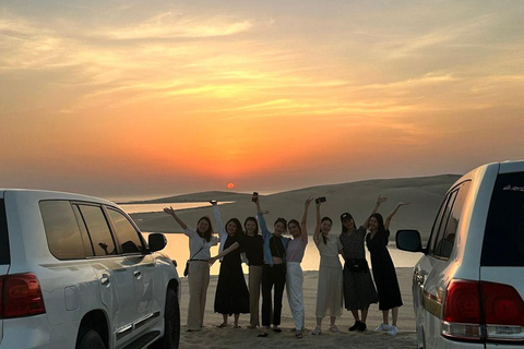 Doha: Sunrise Desert Safari to Inland Sea with Camel Ride