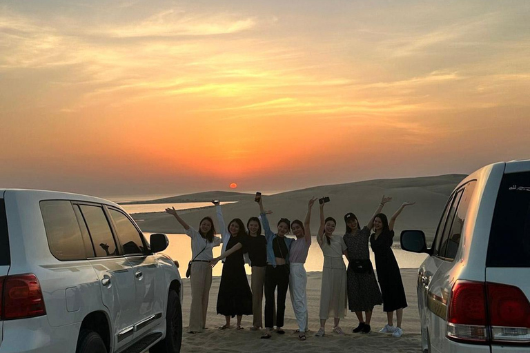 Doha: Sunrise Desert Safari to Inland Sea with Camel Ride