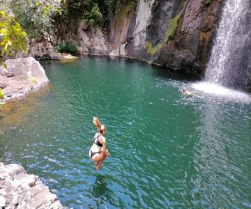 Mauritius: Tamarind Falls Guided Hike with Swim and Lunch