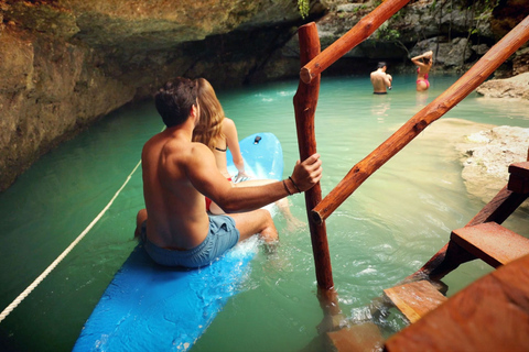 Cancún: viaje de un día a los cenotes con tirolesa y remoCancún: aventura en cenotes con tirolinas y tablas de remo