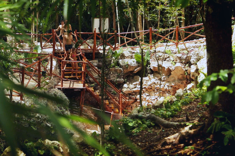 Cancún: avventura nei Cenotes con degustazione di Tequila e spuntino MayaCancún: avventura nei cenotes con degustazione di tequila e snack maya