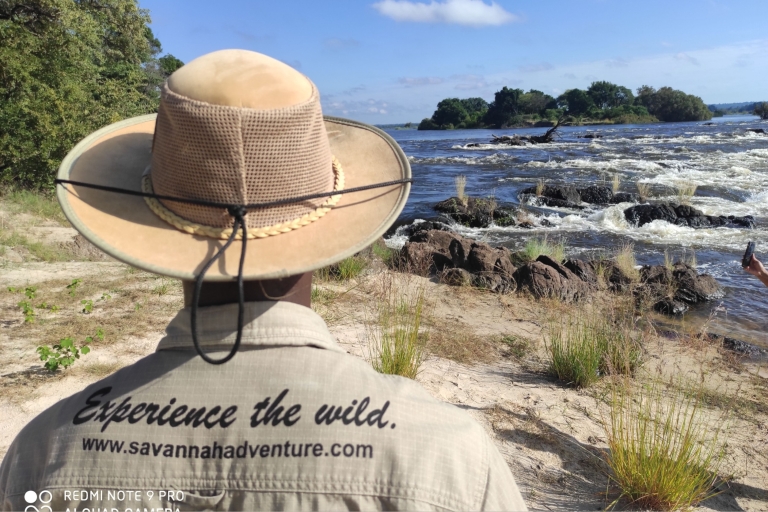 Victoria Watervallen: 4x4 safari gamedrive in SavannahPrivé rondleiding