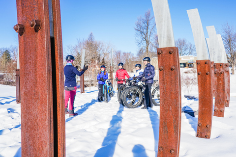 Quebec City: Tour guidato in Fat Bike del Vecchio Québec con bevanda caldaQuebec City: tour guidato in fat bike della vecchia Quebec con bevanda calda