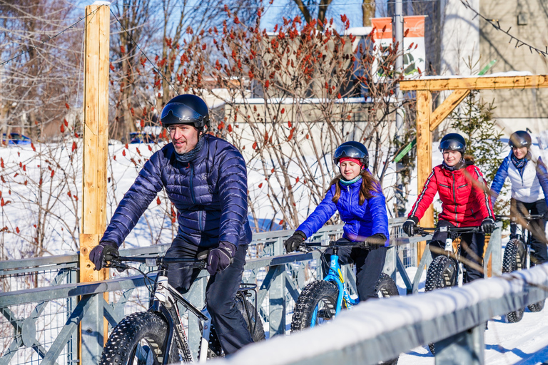 Quebec City: Old Quebec Guidad Fat Bike Tour med varm dryck