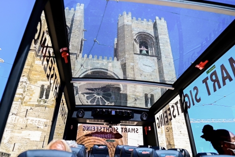 Lissabon: tour langs bezienswaardigheden in een multimediabus