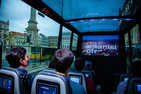 Lissabon: Wahrzeichen-Tour im Multimedia-Bus