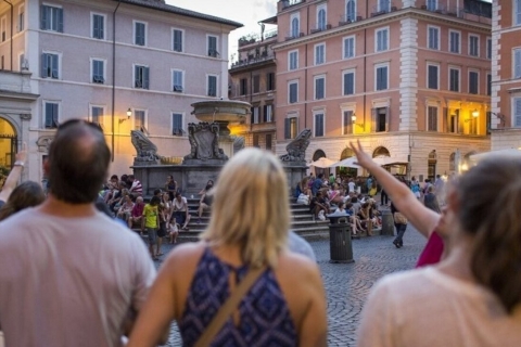 Rome: visite à pied de dégustation de nourriture en soirée dans le Trastevere