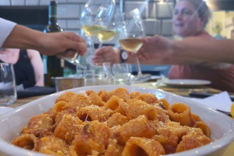 Rome: visite à pied de dégustation de nourriture en soirée dans le Trastevere