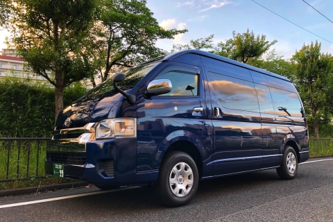 Visite privée personnalisée de Tokyo avec une camionnette de luxe （1-9pax.）Tokyo : visite privée personnalisable avec transfert (9 heures)