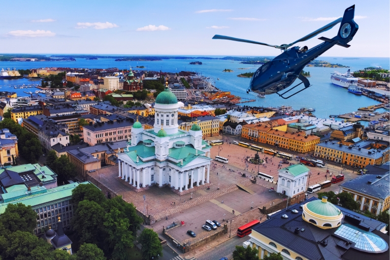 Helsinki: Eco-friendly Helicopter Sightseeing Tour Shared Sightseeing Tour without Pickup and Drop-off
