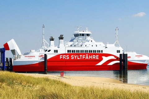 Desde Rømø: ferry de pasajeros de ida o de ida y vuelta a SyltBillete de ferry de pasajeros de ida de Rømø a Sylt