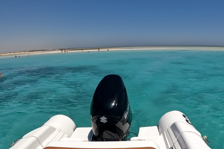 Hurghada: Quad Bike Safari & Speedboat Trip with Lunch Hurghada: Quad Bike Safari and Speedboat Trip with Pickup