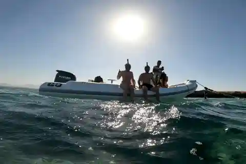Hurghada: Safari ATV Quad & Speedboat to Orange bay island