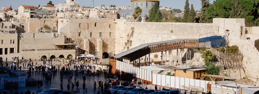 De Jérusalem/Tel Aviv : visite guidée d'une journée complète de Jérusalem