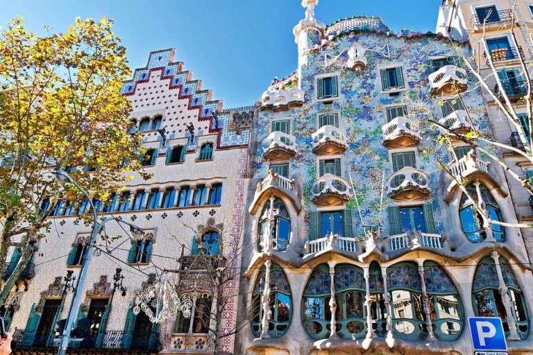 Barcelona: privé Casa Batllo & Casa Mila-tour met tickets