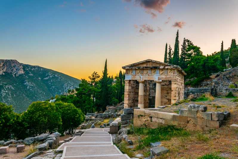 Delfos: Ticket de entrada al yacimiento arqueológico y al museo con audioguía