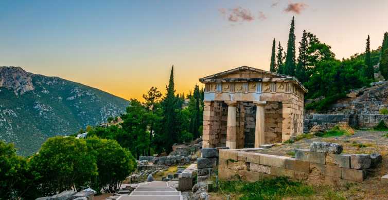 Delfos: Ticket de entrada al yacimiento arqueológico y al museo con audioguía